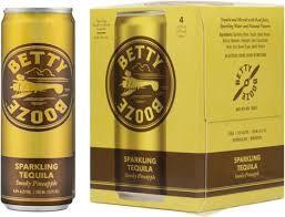 Betty Booze - Sparkling Tequila Smoky Pineapple (4 pack 12oz cans) (4 pack 12oz cans)