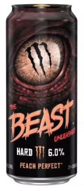 Monster The Beast - Mean Peach Perfect (4 pack 16oz cans) (4 pack 16oz cans)