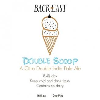 Back East Brewing Company - Double Scoop IPA (4 pack 16oz cans) (4 pack 16oz cans)