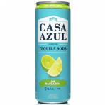 Casa Azul Tequila Soda - Lime Margarita 4pkc (414)