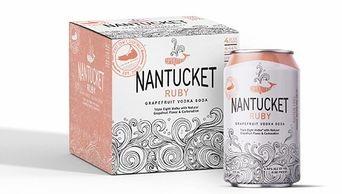 Nantucket Craft Cocktail - Ruby Vodka Soda (4 pack 12oz cans) (4 pack 12oz cans)
