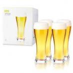 True Brands - Savoy Wheat Beer Glasses Set Of 4 0