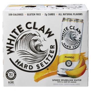White Claw - Mango Hard Seltzer (6 pack 12oz cans) (6 pack 12oz cans)