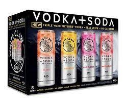 White Claw Vodka Soda - Variety (8 pack 12oz cans) (8 pack 12oz cans)