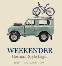 Zelus Beer Company - Weekender Lager (4 pack 16oz cans) (4 pack 16oz cans)